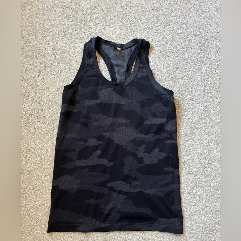 Athleta Camo Racerback Tank Top